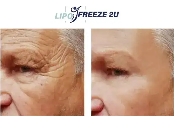 Mens before and after Morpheus 8 Elstree results.