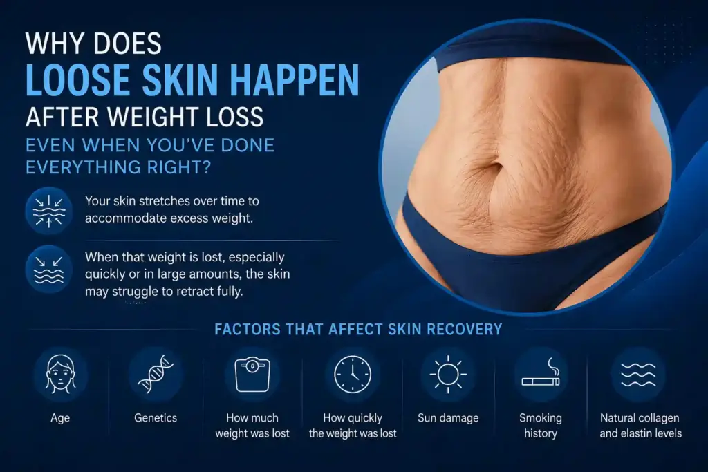 Why Does Loose Skin Happen After Weight Loss Even When You’ve Done Everything Right Elstree?